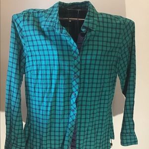 Eddie Bauer cozy women’s flannel - green